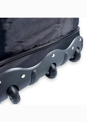 Дорожная сумка на колесах с расширением, 1 отдел, размер: 60*40(52)*30 см, черная Filippini (285814834)
