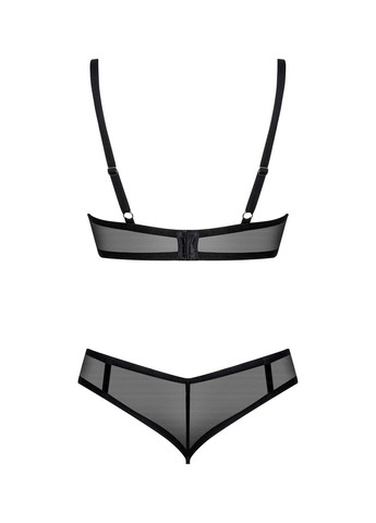 Червоний демісезонний комплект білизни (ліф, трусики) Obsessive