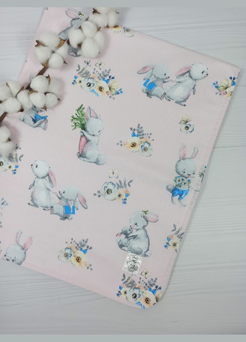 Букет з пелюшок для немовлят a.l.babybox Зайчик з мамою з боді рожевий No Brand (308752129)