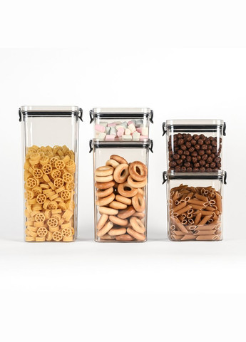 Ємність для зберігання MY HOME ZERNO S Прозора 0.7 л (KP-88 S T) MVM (301002427)