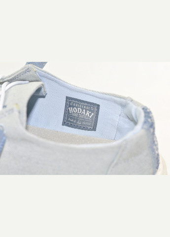 Голубые женские мокасины Hodaki