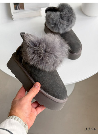 Серые угги No Brand (368556620)