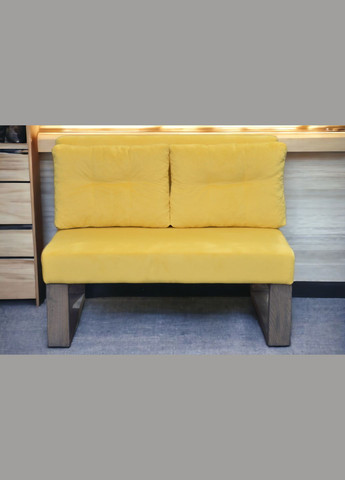 Диван Лофт WLS D23 жовтий 1100/690/850мм (D-23/М-110/2/J/5/04) WoodyLoftStyle (294753920)