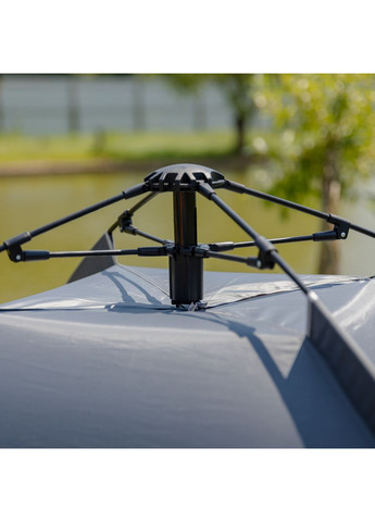 Намет кемпінговий автоматичний 2 на 2 метри для риболовлі та походів туристичний сірого кольору ProDobro (364192588)