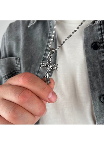 Готичний панк хрестик з нержавіючої медичної сталі PSC-057 No Brand (299340255)