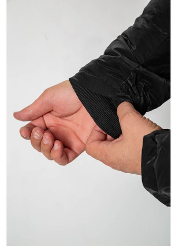 Чорна демісезонна куртка чоловіча демісезонна, колір сірий, 214r833к Ager