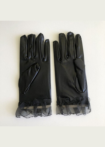 Женские перчатки имитация латекса латексные перчатки Honey Fashion Accessories XS/S/М черный (7-78) No Brand (313286067)