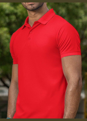 Красная футболка-мужская футболка-поло для мужчин Mishe однотонная
