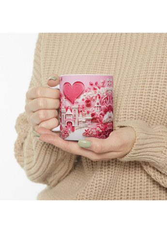 Керамічна чашка з дизайном "Місто закоханих" - 4 No Brand (368671625)