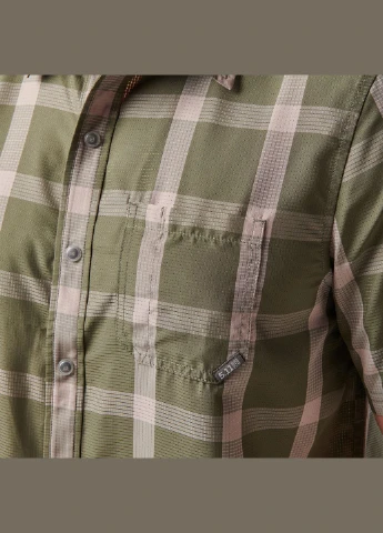 Рубашка тактическая Nate Short Sleeve Shirt Black Plaid 5.11 Tactical (326513279)