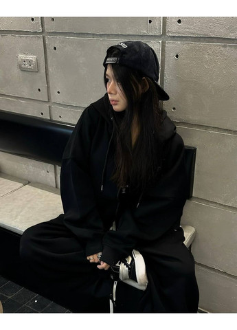 Женский спортивный костюм оверсайз на флисе MonCher (362501246)