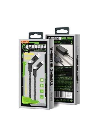 Кабель Proda USB 2.0 AM/USB-C to Lightning + Type-C 1.5m PD-B96 (268142571)