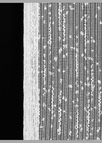 Тюль готовий пошитий білий однотонний, сітка капелька на тасьмі, ширина 400 см, висота 280 см No Brand (302318992)