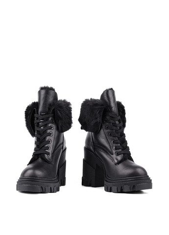 Жіночі Черевики 23KB-1065-1 Чорний Шкіра Attizzare (261240343)