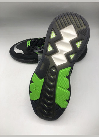 Черные кроссовки by kawasaki zx 5k boost black green adidas