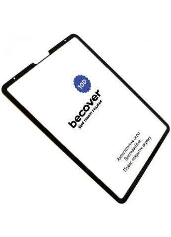 Захисне скло 10D для Apple iPad 10.9" 2022/2024 / iPad 11" 2025 Black (710576) BeCover (338562973)