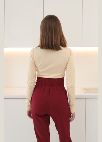 Водолазка жіноча приталена з високим коміром однотонна HC (h001-8047-040) No Brand (301579002)