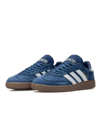 Синие демисезонные кроссовки мужские adidas No Brand Handball Spezial Navy White