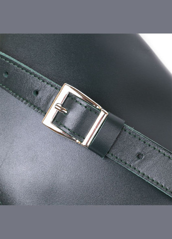 Поясная сумка женская кожаная через плечо 16390 Зеленый Shvigel (302007595)