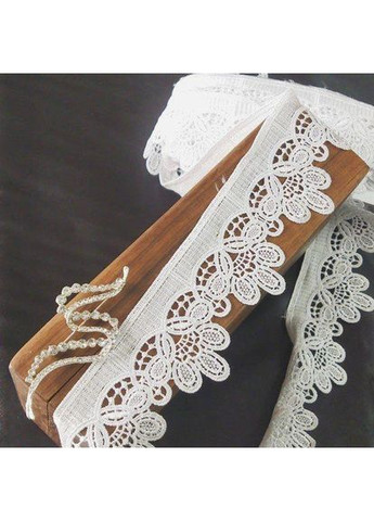 Кружево макраме 5см (13м) Цвет белый (47-H2122-1) Plus-plus (352743386)