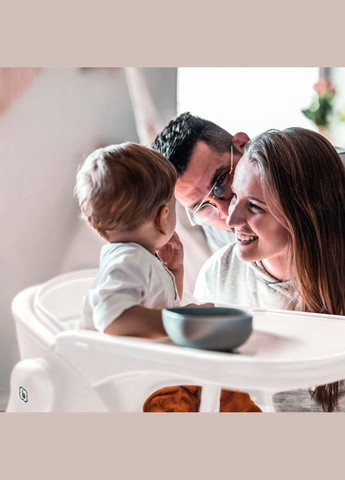 Стульчик для кормления Levels 5 в 1, белый () BabyGO 51011 (331789989)