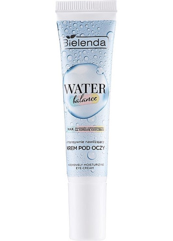 Зволожувальний крем для очей Water Balance Moisturizing Eye Cream 15ml (1089445-82820) Bielenda (368601306)