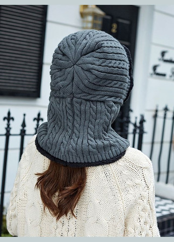 Шапка Teburya багатофункціональна Сіра (104062) No Brand (329443943)