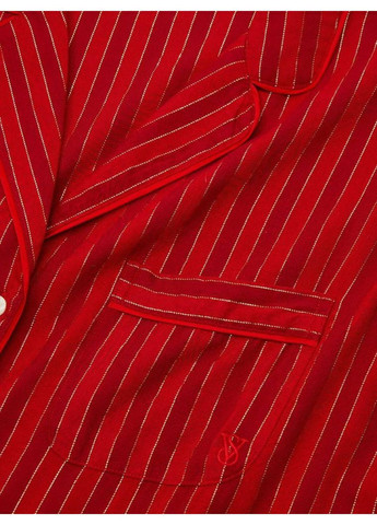 Красная пижама фланелева flannel long pajama set рубашка + брюки Victoria's Secret