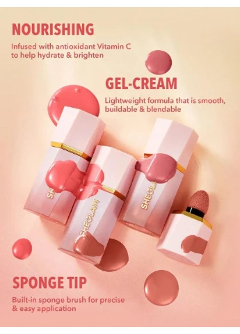 Рідкі рум'яна Color Bloom Liquid Blush-Real Deal Sheglam (316582324)