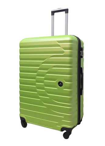 Чемодан дорожный большой Madisson 43303 ABS-пластик/поликарбонат L Зелёный Snowball (327215163)