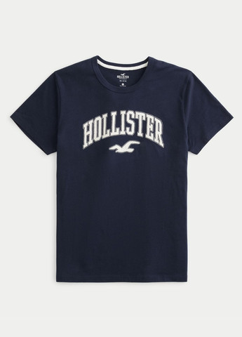 Темно-синя футболка hc9827 Hollister