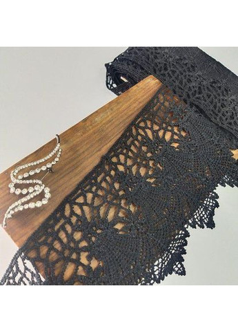 Кружево макраме 13 см (13 м) цвет-черный (41-L0213-2) Plus-plus (352743800)