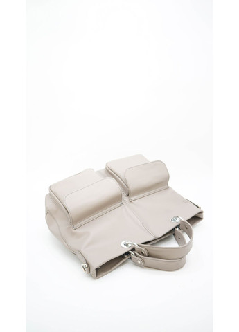Большая кожаная сумка с карманами 974 5004 серая ARTiS Bags Сумка (360485305)