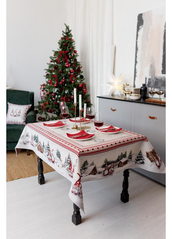 Скатертина гобеленова Snowfall 135х240 см Прованс (367261797)