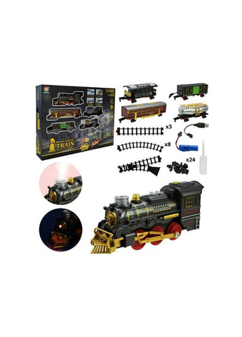 Ігровий набір Залізниця на радіокеруванні із парогенератором та світло-звуковими ефектами (699-31A) MFC (368718166)
