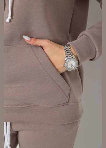 Спортивний костюм жіночий на флісі чорний розмір L (sku_241R1530) Ager (316319436)