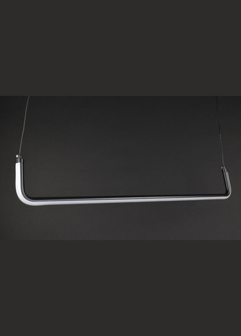 Люстра світлодіодна підвісна LED світильник для квартири на стелю лед 27324 Чорний 20-150х12х122 см. Sunnysky (364754741)