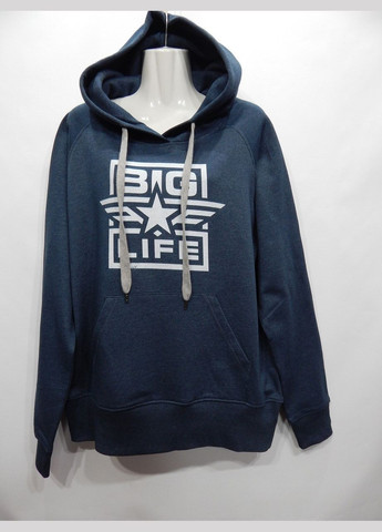 Женская теплая толстовка трикотажная с капюшоном PREMIUM women Oversize р. 5052 021GT No Brand (307173313)