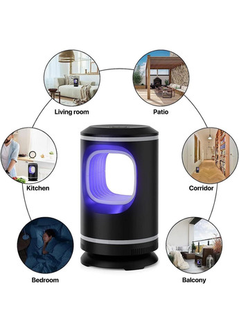 Лампаска ZxrFxr USB от насекомых, ультрафиолетовая, портативная, для дома и офиса (б\у, черная) No Brand (301221938)