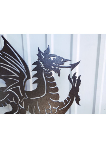 Флюгер на дом Валийский дракон из металла 3 мм, флюгер на крышу No Brand (368896298)