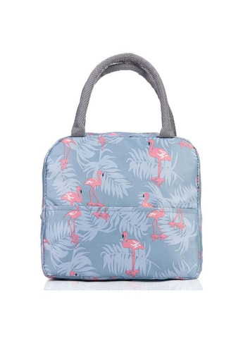 Набір ланчбокс 2-ярусний 1.6 л для мікрохвильовки з термосумкою Flamingo, рожевий More (365302558)