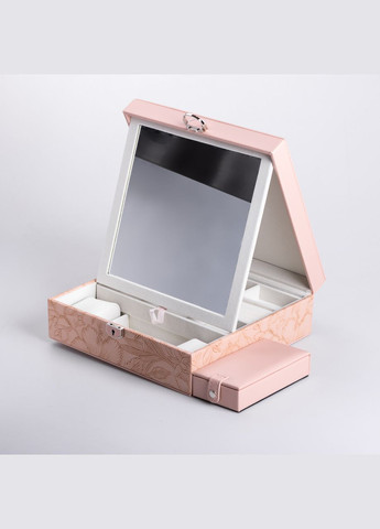 Шкатулка для украшений из эко кожи 2 яруса с замком органайзер для ювелирных изделий HP-5-22P Yiwu (325922795)