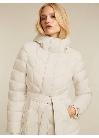 Молочна зимня жіноча куртка zahra молочна Beaumont