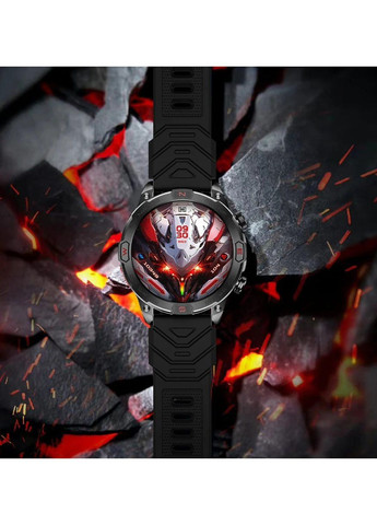 Чоловічий смарт годинник KC86 з AMOLED-дисплеєм, підтримкою дзвінків та 2 змінними ремінцями в комплекті Smart Watch (349824393)