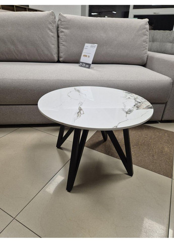 Журнальный столик COLORADO белый глянец/черный Intarsio (365461326)