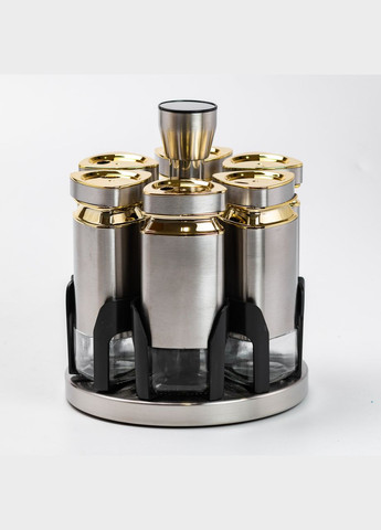 Набор емкостей для специй на подставке 6 баночек по 120 мл. TS Kitchen (306849251)