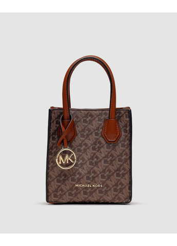 Сумка жіноча Mercer Extra-Small Pebbled Leather Crossbody Bag Brown No Brand (358889023)