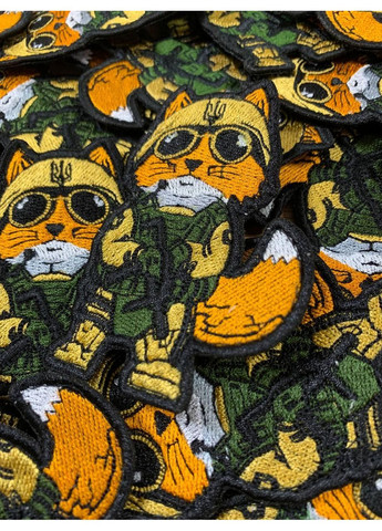 Шеврон Лиса (Форма контурная. На липучке) Размер 9x6см No Brand (369924558)