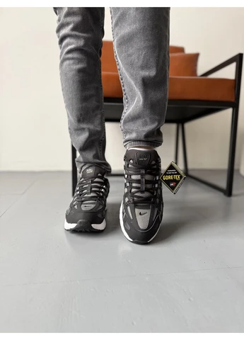 Білі літні кросівки nike p-6000 black grey white gore-tex найк п-6000 No Brand