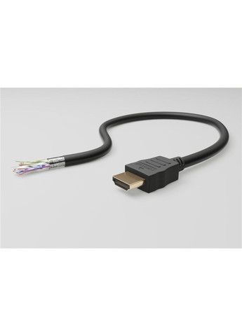 Кабель монітора подовжувач HDMI M/F (тато/мама) 1.5m HS+HEC+ARC D=6.0mm 4K@30Hz Gold Goobay (369645313)